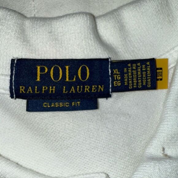 Polo by Ralph Lauren Iconic Mesh Polo Shirt XL Men’s White - Picture 4 of 7